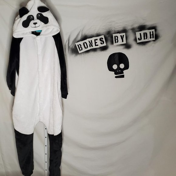 Panda Costume/Pajama Onesie Kids sz 9/10 YR - Picture 1 of 16